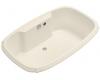 Kohler Portrait K-1457-G-47 Almond 5.5' BubbleMassage Bath Tub