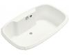 Kohler Portrait K-1457-G-S2 White Satin 5.5' BubbleMassage Bath Tub