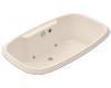 Kohler Portrait K-1457-GCR-55 Innocent Blush 5.5' BubbleMassage Bath Tub with Chromatherapy