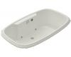 Kohler Portrait K-1457-GCR-95 Ice Grey 5.5' BubbleMassage Bath Tub with Chromatherapy