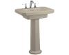 Kohler Kathryn K-2322-1-G9 Sandbar Pedestal Lavatory with Single-Hole Faucet Drilling