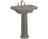 Kohler Kathryn K-2322-1-K4 Cashmere Pedestal Lavatory with Single-Hole Faucet Drilling