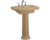 Kohler Kathryn K-2322-8-33 Mexican Sand Pedestal Lavatory with 8" Centers