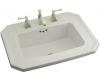 Kohler Kathryn K-2325-1-95 Ice Grey Self-Rimming Lavatory with Single-Hole Faucet Drilling