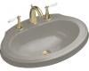 Kohler Leighton K-2329-1-K4 Cashmere Self-Rimming Lavatory with Single-Hole Faucet Drilling