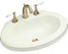 Kohler Leighton K-2329-1-NG Tea Green Self-Rimming Lavatory with Single-Hole Faucet Drilling