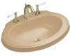Kohler Leighton K-2329-8-33 Mexican Sand Self-Rimming Lavatory with 8" Centers