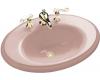 Kohler Revival K-2950-4-45 Wild Rose Self-Rimming Lavatory with 4" Centers