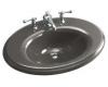 Kohler Revival K-2950-4-58 Thunder Grey Self-Rimming Lavatory with 4" Centers