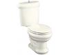 Kohler Revival K-3555-AF-52 Navy Two-Piece Elongated Toilet with Toilet Seat and French Gold Flush Actuator
