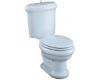 Kohler Revival K-3555-BV-6 Skylight Two-Piece Elongated Toilet with Toilet Seat and Brushed Bronze Flush Actuator