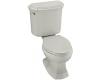 Kohler Portrait K-3591-95 Ice Grey Elongated Toilet with Left-Hand Trip Lever