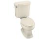 Kohler Portrait K-3591-U-47 Almond Elongated Toilet with Left-Hand Trip Lever and Insuliner Tank Liner