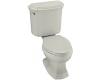 Kohler Portrait K-3591-U-95 Ice Grey Elongated Toilet with Left-Hand Trip Lever and Insuliner Tank Liner