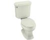 Kohler Portrait K-3591-U-NG Tea Green Elongated Toilet with Left-Hand Trip Lever and Insuliner Tank Liner