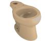 Kohler Wellworth K-4277-33 Mexican Sand Round-Front Toilet Bowl