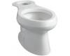 Kohler Wellworth K-4293-0 White Elongated Toilet Bowl with Class Five Flushing Technology