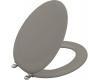 Kohler Revival K-4615-BN-K4 Cashmere Toilet Seat with Vibrant Brushed Nickel Hinges