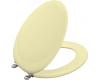 Kohler Revival K-4615-BN-Y2 Sunlight Toilet Seat with Vibrant Brushed Nickel Hinges