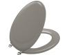 Kohler Revival K-4615-CP-K4 Cashmere Toilet Seat with Polished Chrome Hinges