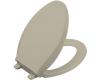 Kohler Cachet K-4636-G9 Sandbar Quiet-Close Elongated Toilet Seat with Quick-Release Functionality