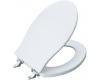 Kohler Ditto K-4637-CP-D6 Ditto Elongated Artful Toilet Seat with Closed-Front and Polished Chrome Hinges