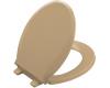 Kohler Cachet K-4639-33 Mexican Sand Quiet-Close Round-Front Toilet Seat with Quick-Release Functionality