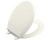 Kohler Cachet K-4639-96 Biscuit Quiet-Close Round-Front Toilet Seat with Quick-Release Functionality