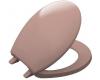 Kohler Bancroft K-4644-45 Wild Rose Round-Front Toilet Seat with Color-Matched Plastic Hinges