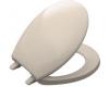 Kohler Bancroft K-4644-55 Innocent Blush Round-Front Toilet Seat with Color-Matched Plastic Hinges