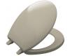 Kohler Bancroft K-4644-G9 Sandbar Round-Front Toilet Seat with Color-Matched Plastic Hinges