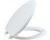 Kohler Stonewood K-4647-0 White Stonewood Elongated Closed-Front Toilet Seat