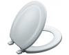 Kohler Stonewood K-4648-0 White Stonewood Round, Closed-Front Toilet Seat