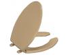 Kohler Lustra K-4650-33 Mexican Sand Elongated, Open-Front Toilet Seat