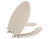 Kohler Lustra K-4650-55 Innocent Blush Elongated, Open-Front Toilet Seat