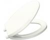 Kohler Lustra K-4652-0 White Elongated, Closed-Front Toilet Seat