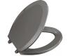 Kohler Lustra K-4652-58 Thunder Grey Elongated, Closed-Front Toilet Seat