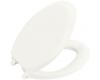 Kohler French Curve K-4653-0 White Elongated, Closed-Front Toilet Seat and Cover