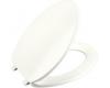 Kohler Brevia K-4658-0 White Round-Front Toilet Seat