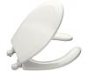 Kohler Lustra K-4660-0 White Round, Open-Front Toilet Seat