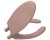 Kohler Lustra K-4660-45 Wild Rose Round, Open-Front Toilet Seat