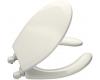 Kohler Lustra K-4660-96 Biscuit Round, Open-Front Toilet Seat