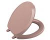 Kohler French Curve K-4663-45 Wild Rose Round, Closed-Front Toilet Seat and Cover