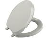 Kohler French Curve K-4663-95 Ice Grey Round, Closed-Front Toilet Seat and Cover