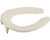 Kohler Lustra K-4670-C-47 Almond Elongated Toilet Seat with Open-Front and Check Hinge