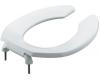 Kohler Lustra K-4680-C-0 White Round Toilet Seat with Check Hinge