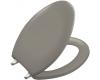 Kohler Bancroft K-4685-CP-K4 Cashmere Elongated Toilet Seat with Polished Chrome Hinges