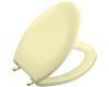 Kohler Bancroft K-4685-PB-Y2 Sunlight Elongated Toilet Seat with Vibrant Polished Brass Hinges