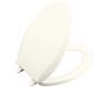 Kohler Cachet K-4688-96 Biscuit Elongated, Closed-Front Toilet Seat with Cover and Plastic Hinges