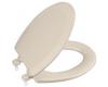 Kohler Triko K-4712-T-55 Innocent Blush Elongated Molded Toilet Seat with Closed-Front Cover and Plastic Hinges